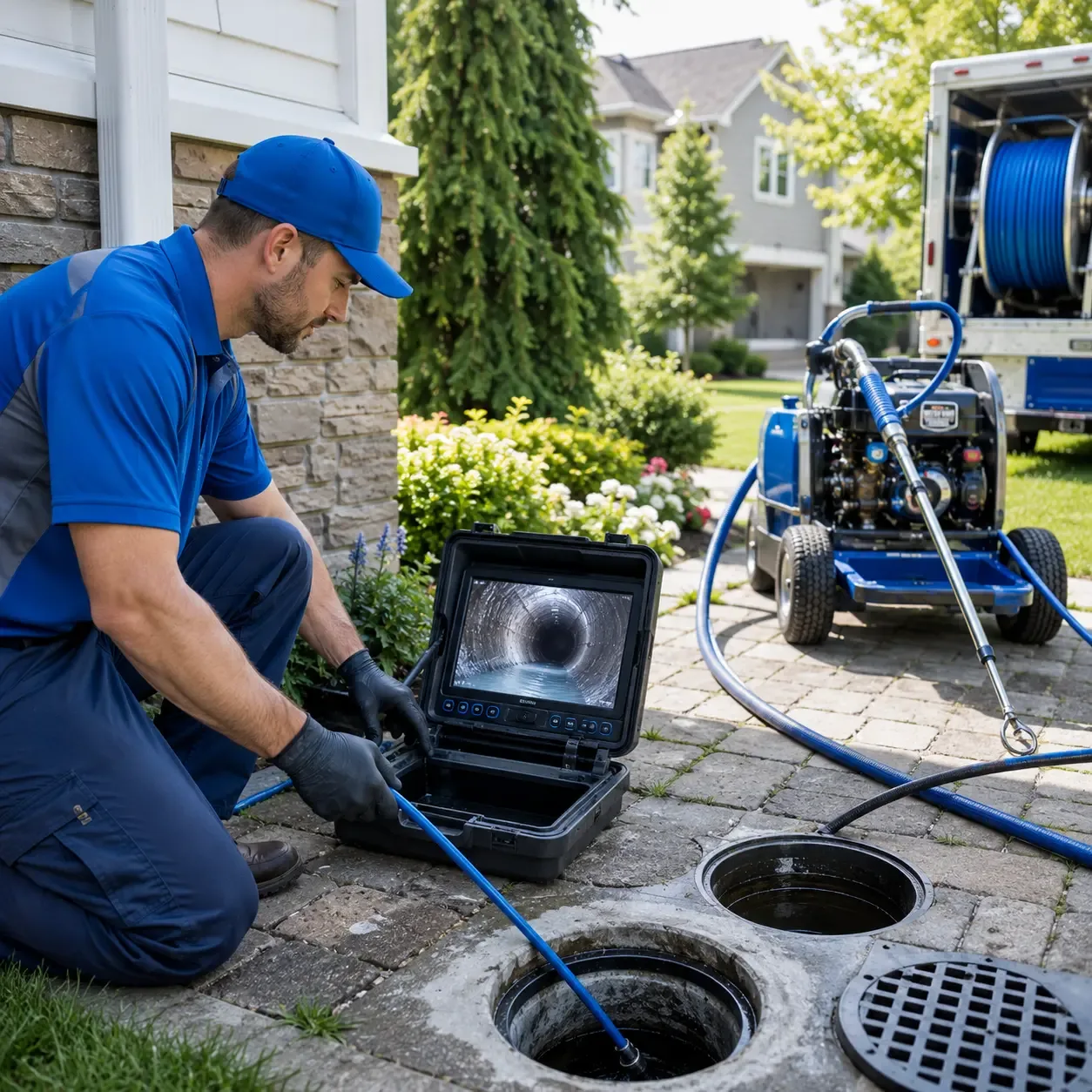Outdoor drain cleaning professionals serving Milan, KS